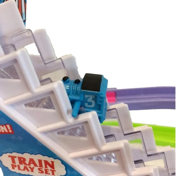 Thomas & friends 🚂 track train climbing stairs set LED lights music - Picture 13 of 14